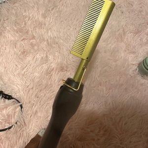 450F Hot Comb Gold Ceramic Professional Press Comb